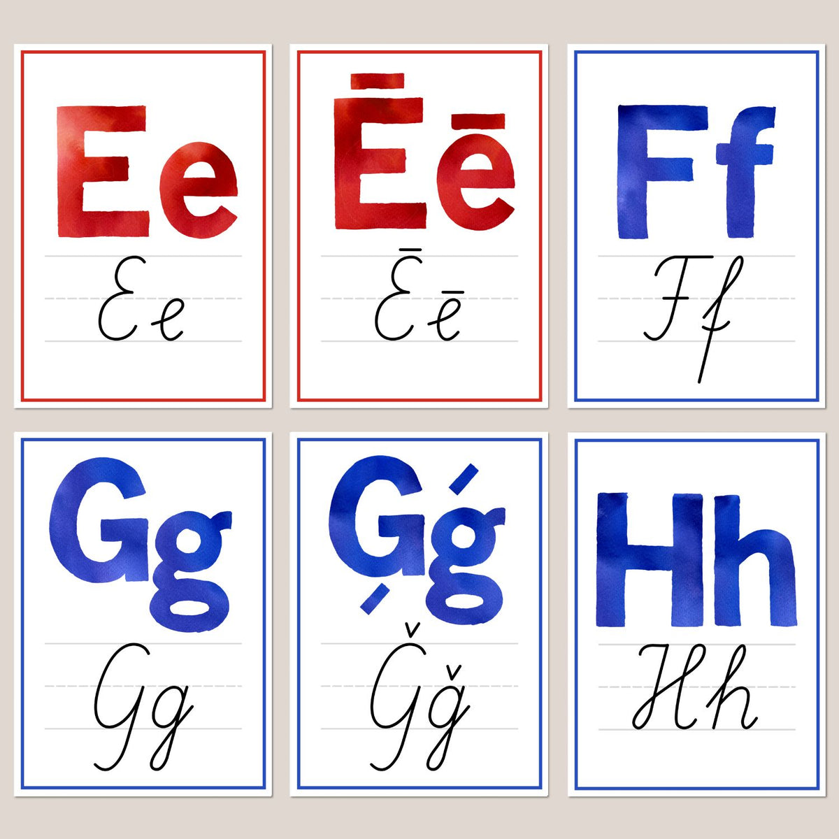 Alfabēta plakāti pirmsskolā