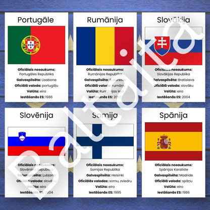 Eiropas Savienības valstis - karogi un informācija visas Eiropas Savienības valstis ES valstu karogi un informācija Eiro euro